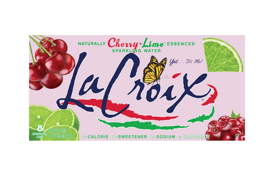 La Croix Cherry Lime 8 Pack / 12oz Cans
