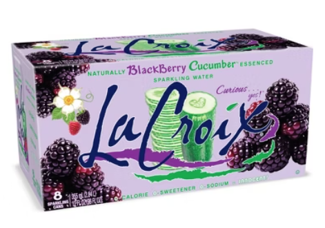 La Croix Blackberry Cucumber 8 Pack / 12oz Cans