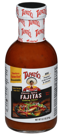 Tapatio Cooking Sauce Fajitas Classic Spicy 13.1oz