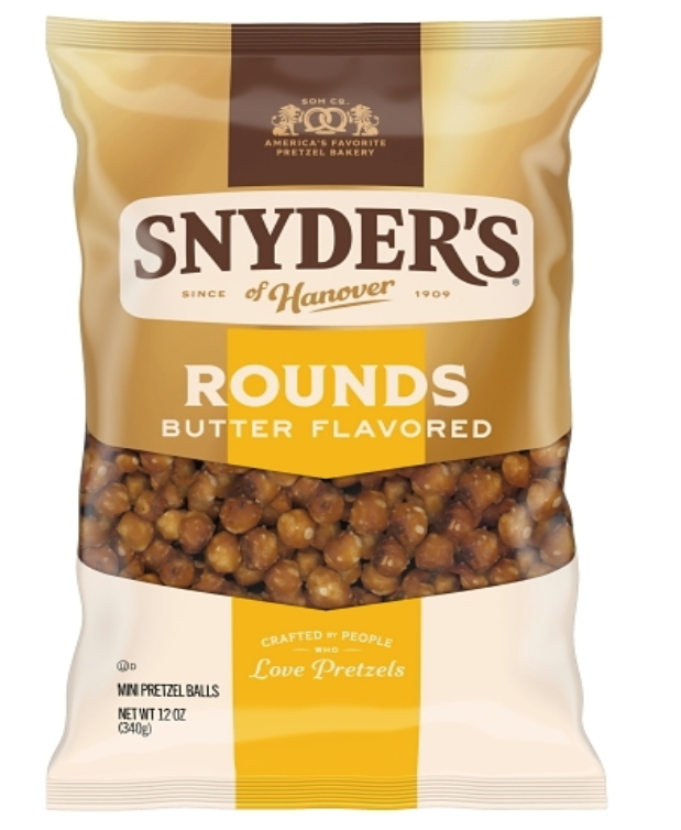 Snyder's Butter Rounds Pretzels 12oz