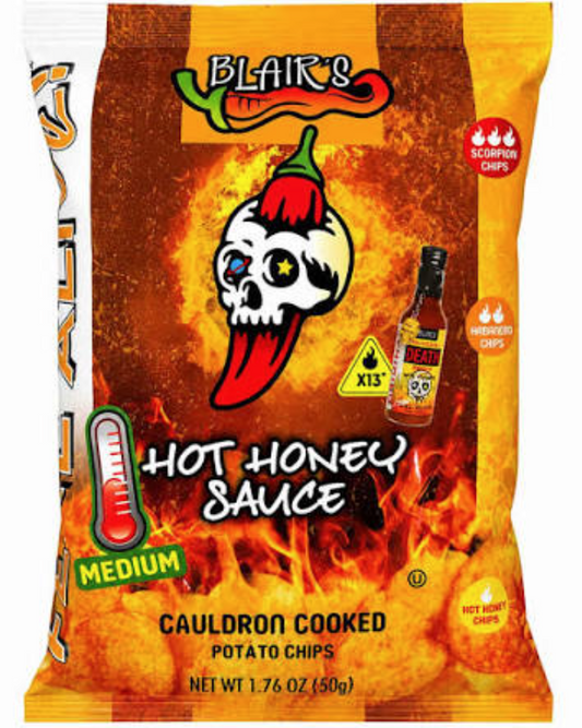 Blair's Hot Honey Sauce Potato Chips 1.76oz