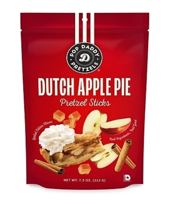 Pop Daddy Pretzels Dutch Apple Pie 7.5oz
