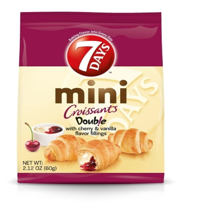 7 Days Mini Cherry & Vanilla Croissant 2.12oz