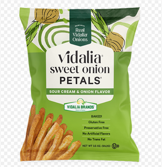 Vidalia Sweet Onion Petals Sour Cream & Onion 3.5oz