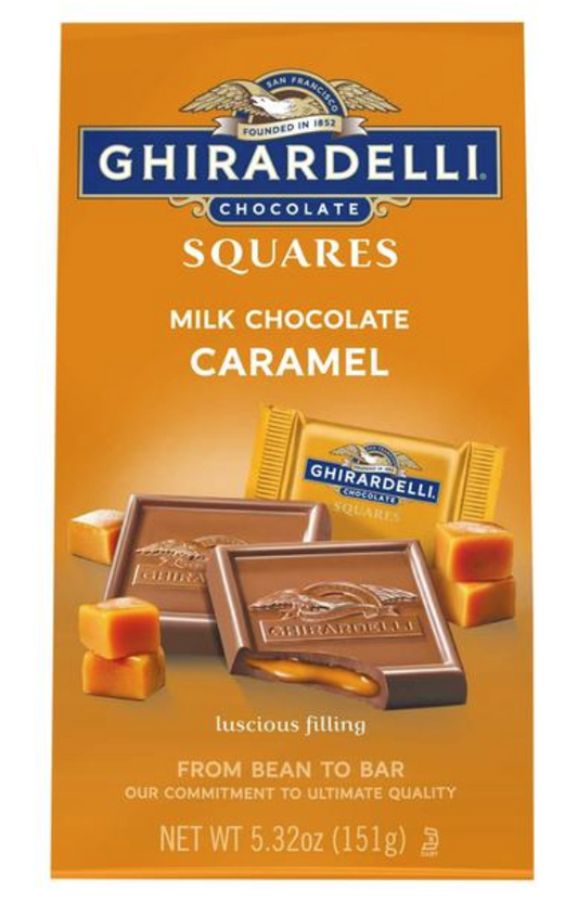 Ghirardelli Milk Chocolate Caramel Squares 5.32oz