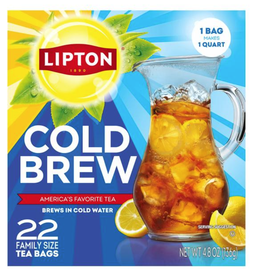 Lipton Cold Brew Tea Bags 22ct