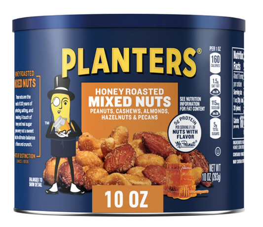 Planters Honey Roasted Mixed Nuts 10oz