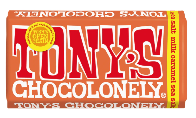 Tony's Milk Chocolate Caramel Sea Salt (Chocolonely Vollmilch Karamell Meersalz) 180g