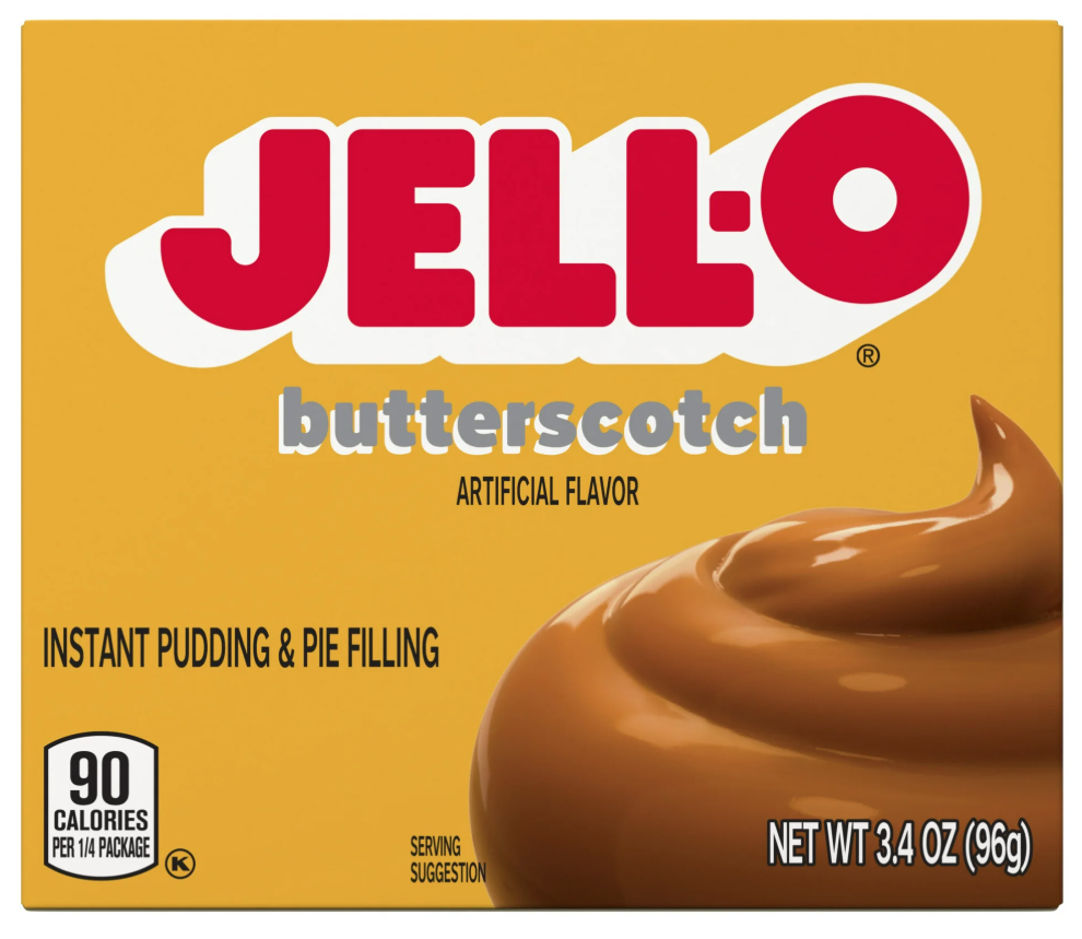 Jell-O Instant Butterscotch Pudding & Pie Filling 3.4oz