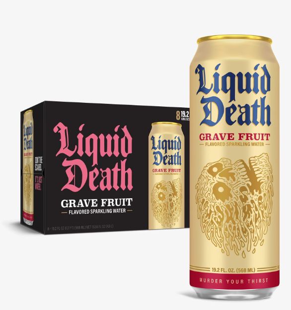 Liquid Death Grave Fruit 8 pack / 19.2oz