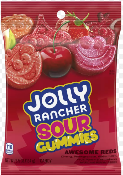 Jolly Rancher Sour Awesome Reds 6.5oz