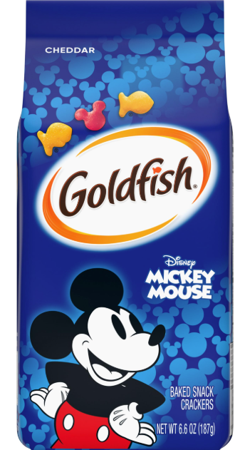 Goldfish Cheddar Mickey Mouse Baked Snack Crackers 6.6oz