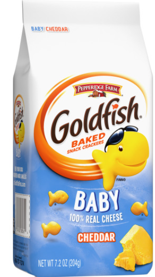 Goldfish Baby Cheddar Baked Snack Crackers 7.2oz