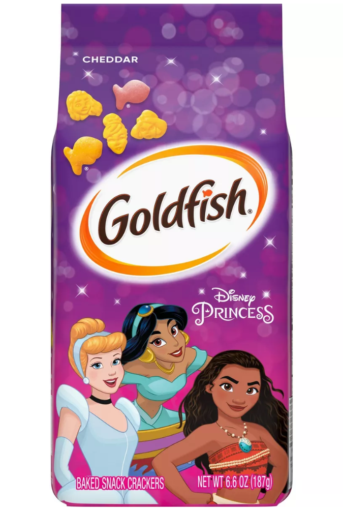 Goldfish Cheddar Disney Princess Baked Snack Crackers 6.6oz