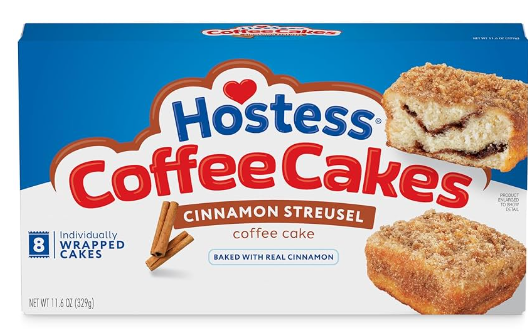 Hostess Cinnamon Streusel Coffee Cakes 8 Pack