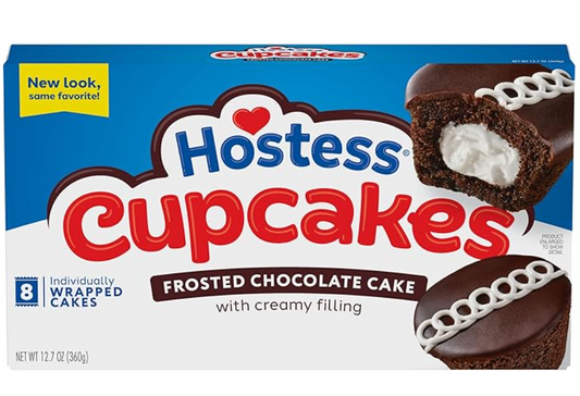 Hostess Chocolate Cupcakes 8 Pack