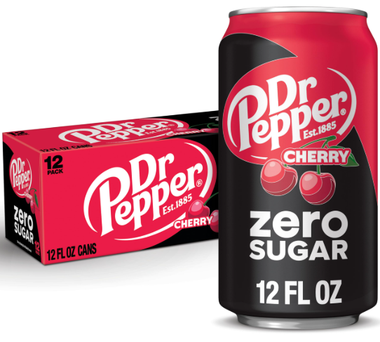 Dr Pepper Cherry Zero Sugar 12 Pack / 12oz cans