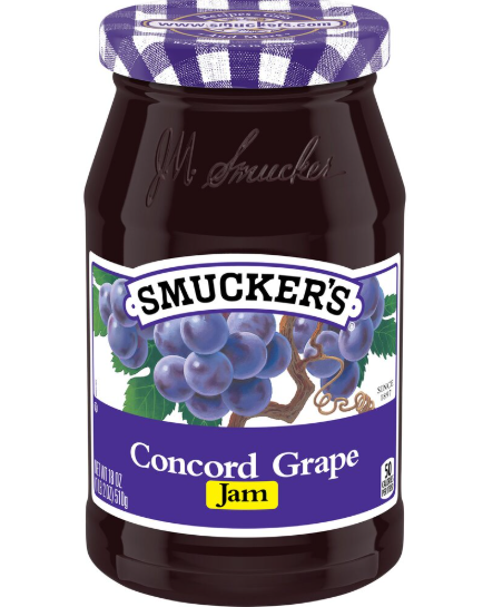 Smucker's Concord Grape Jam 18oz