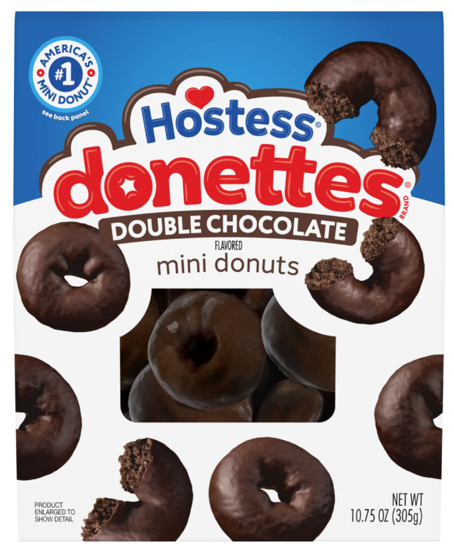 Hostess Mini Double Chocolate Donettes Bag 10.75oz