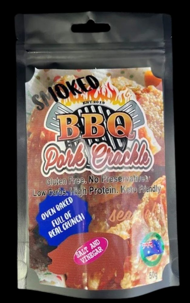 Smoked Sea Salt and Vinegar Pork Crackle 1.7oz