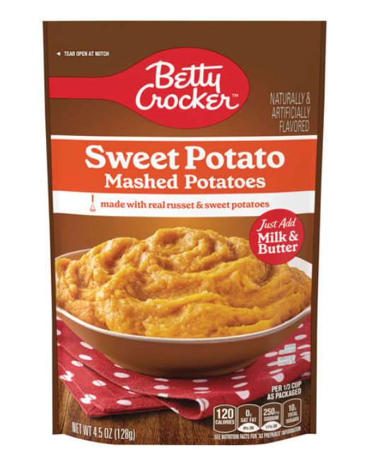 Betty Crocker Sweet Potato Mashed Potatoes 4.5oz