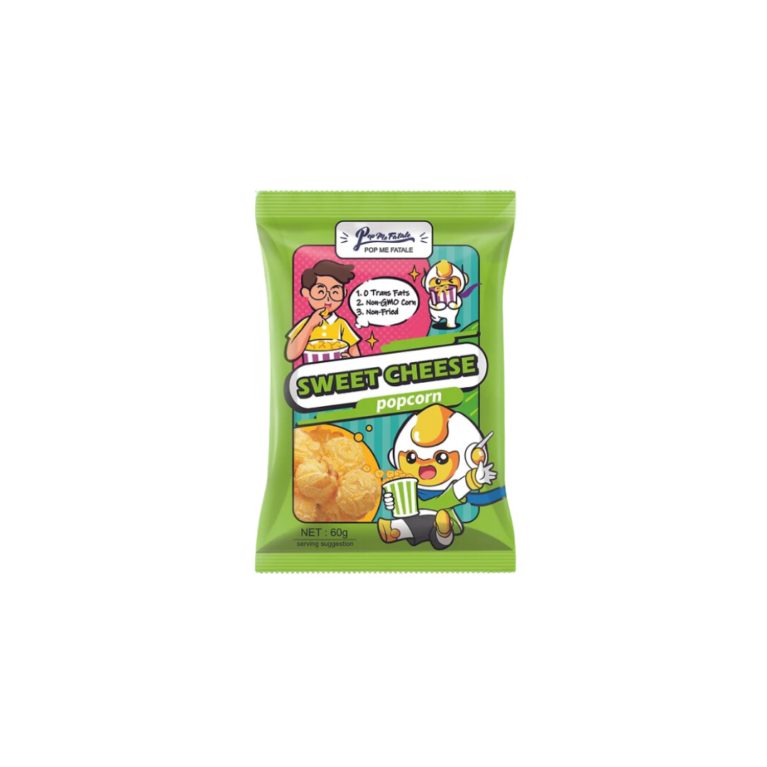 Pop Me Fatale Sweet Cheese Popcorn 60g (BEST BY: MAY 25)