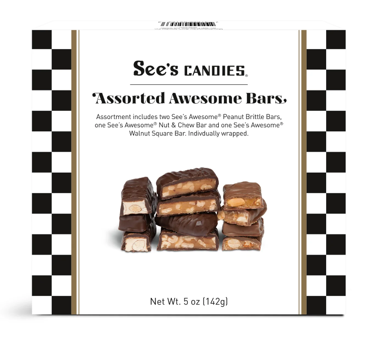 See's Candies Assorted Awesome Bars 5oz