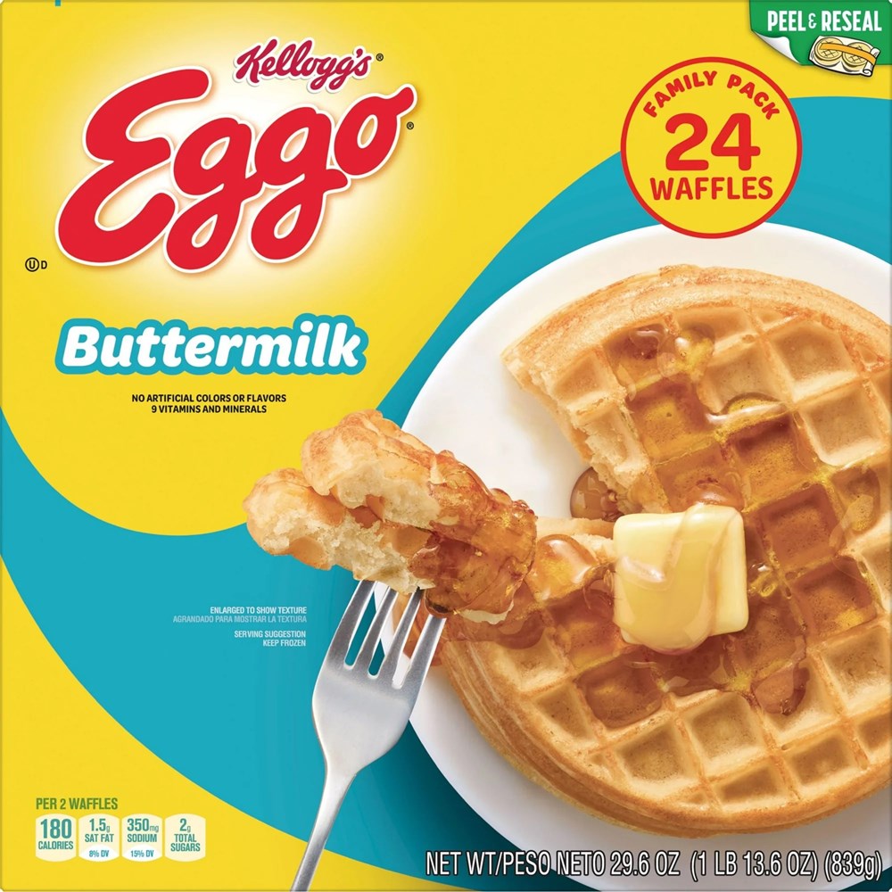 Eggo's Buttermilk Waffles 29.6oz [Click & Collect Only]