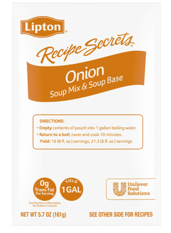 Lipton Onion Soup Mix & Soup Base 5.7oz (BEST BY: MAY 25)