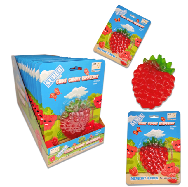 Gummy Sticks Raspberry Giant Gummy Raspberry 3.5oz – USAFoods
