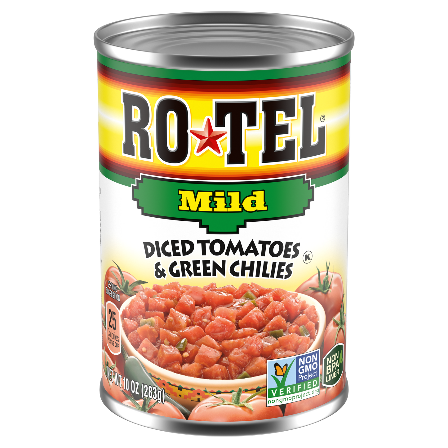 Rotel Mild Diced Tomatoes & Green Chilies 10oz