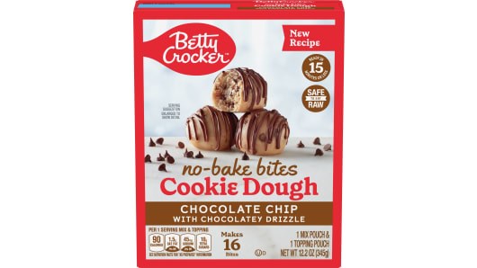 Betty Crocker No Bake Cookie Dough Bites Chocolate Chip 12.2oz