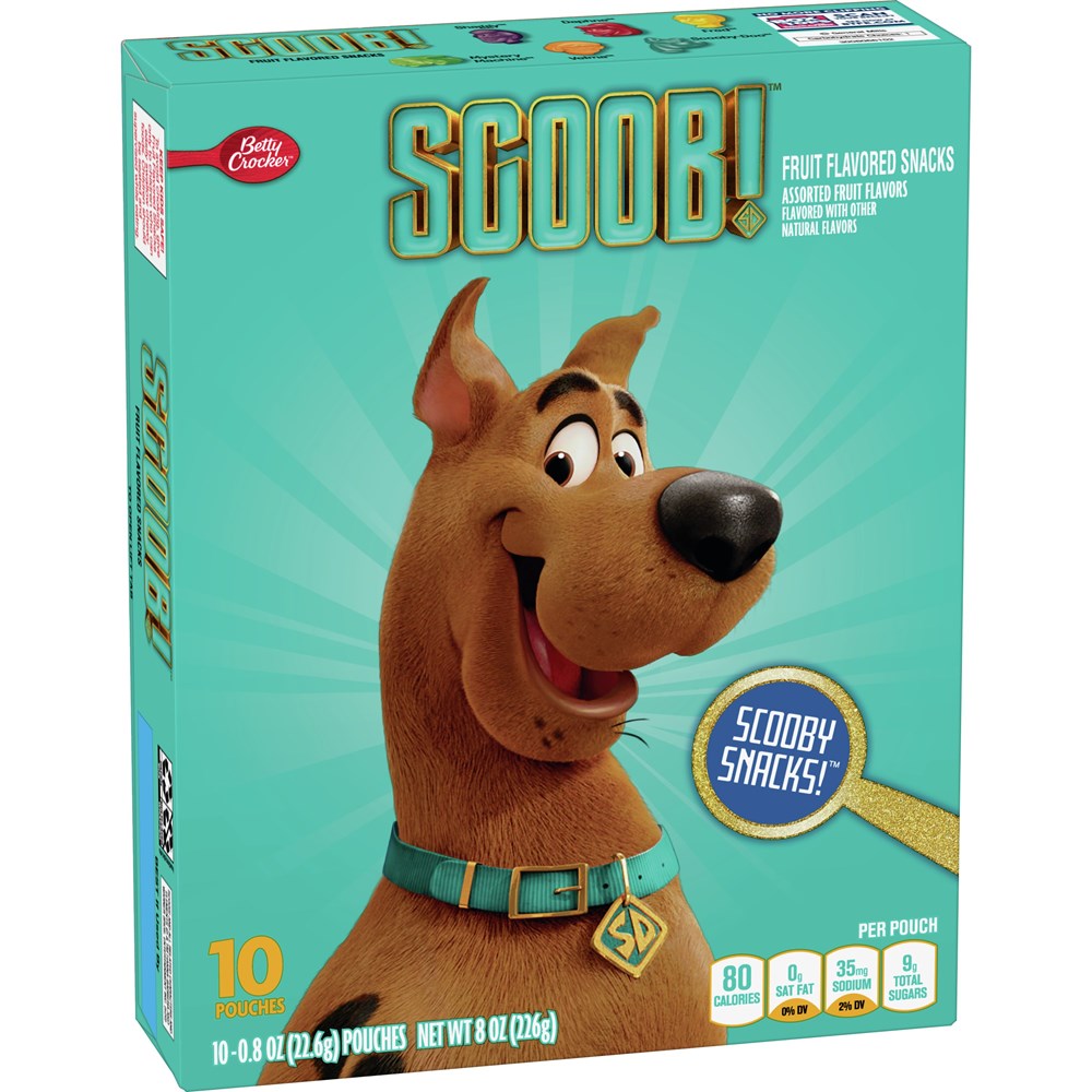 Scooby Doo Fruit Flavoured Snacks 10ct