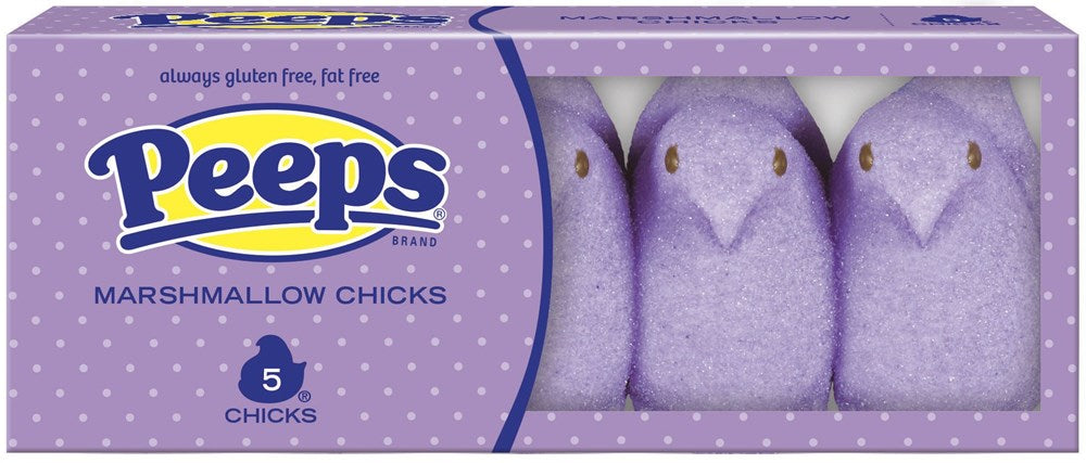 Peeps Lavender Marshmallow Chicks 5ct