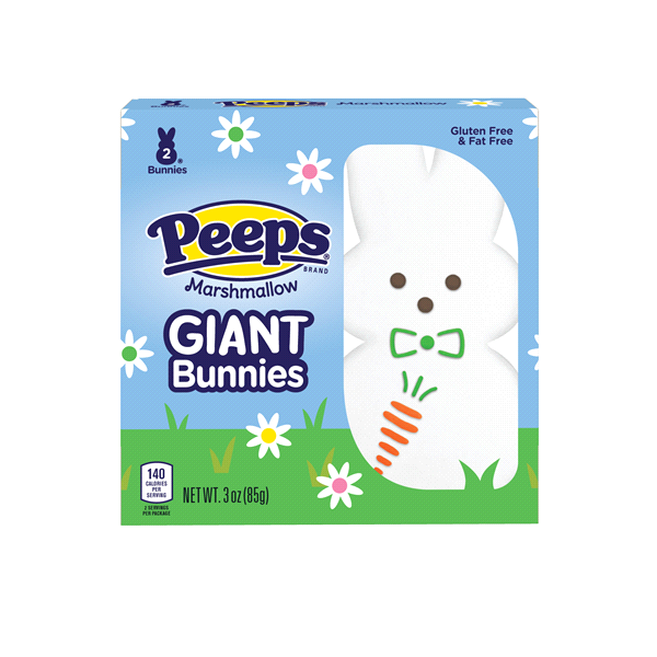 Peeps Giant White Marshmallow Bunnies 2ct