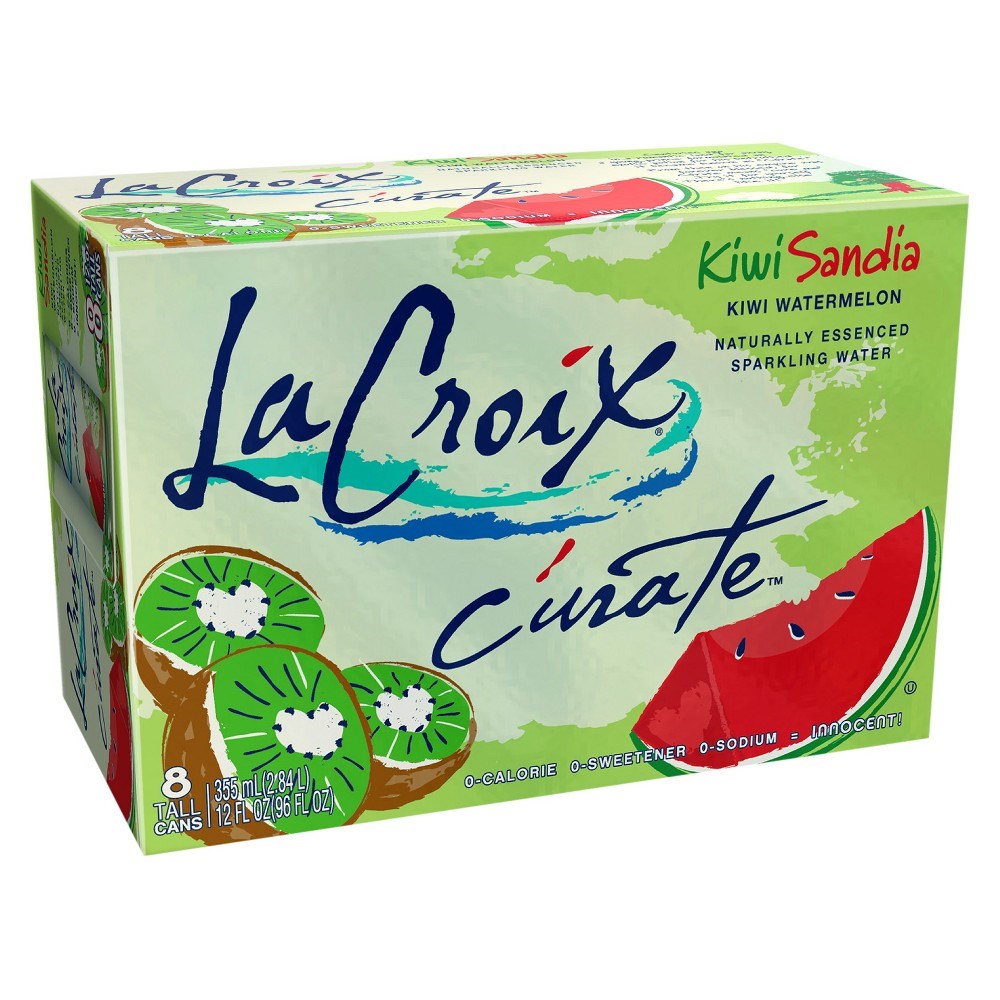 La Croix Curate Kiwi Sandia 8 Pack / 12oz cans