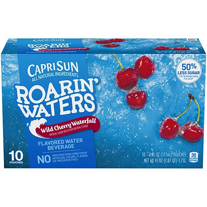 Capri Sun Roarin' Waters Wild Cherry Waterfall 10 Pack
