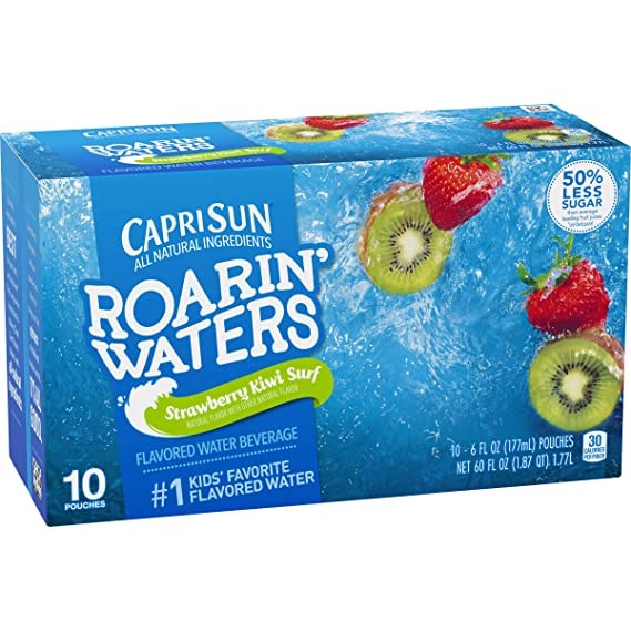 Capri Sun Roarin' Waters Strawberry Kiwi 10 Pack