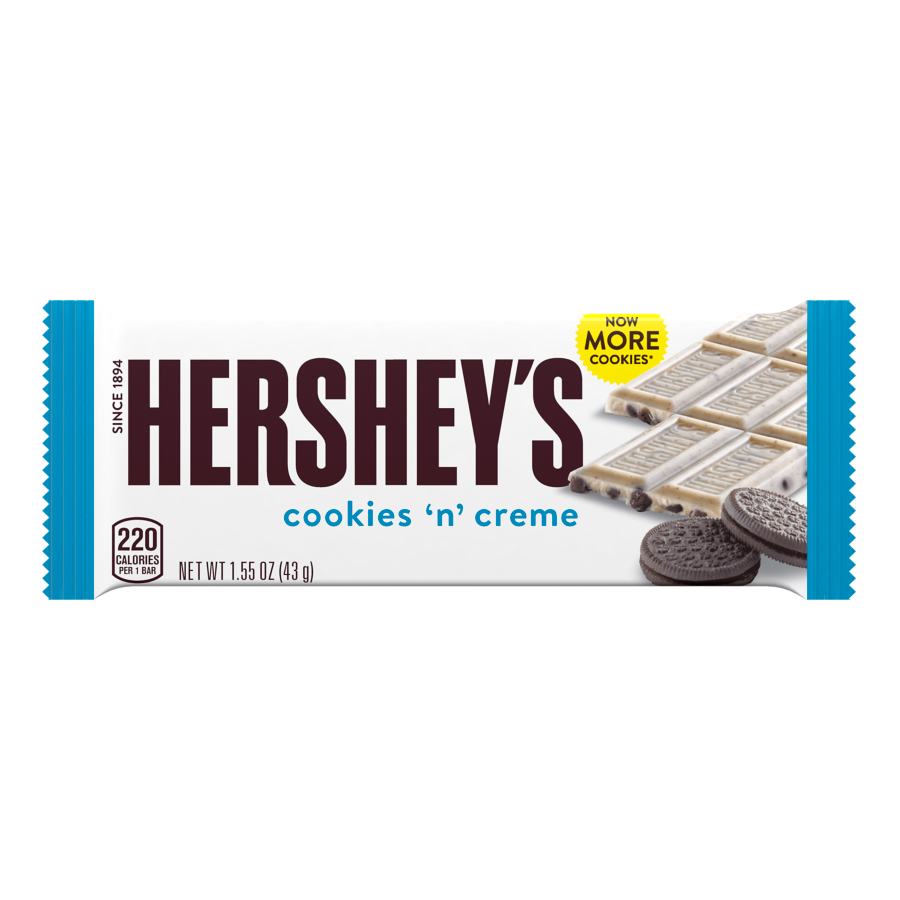 Hershey's Cookies & Creme Bar Regular 43G