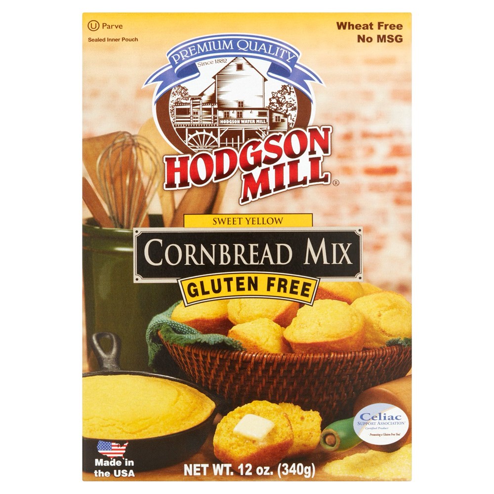 Hodgson Mill Gluten Free Cornbread Mix 12oz