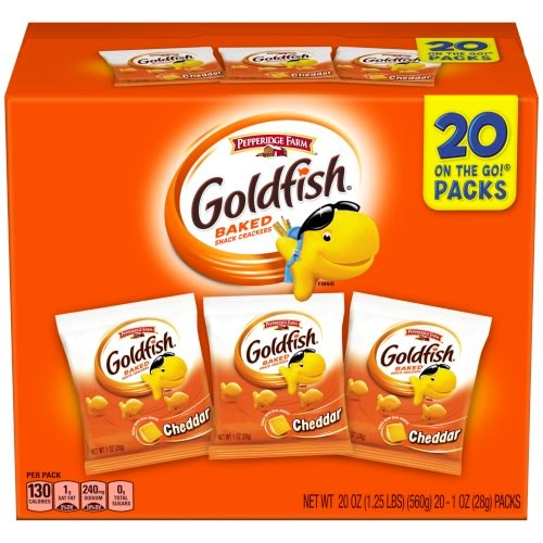 Goldfish Cheddar On the Go Multipack 20ct