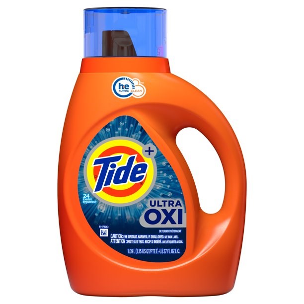 Tide Ultra Oxi Liquid Detergent 37oz