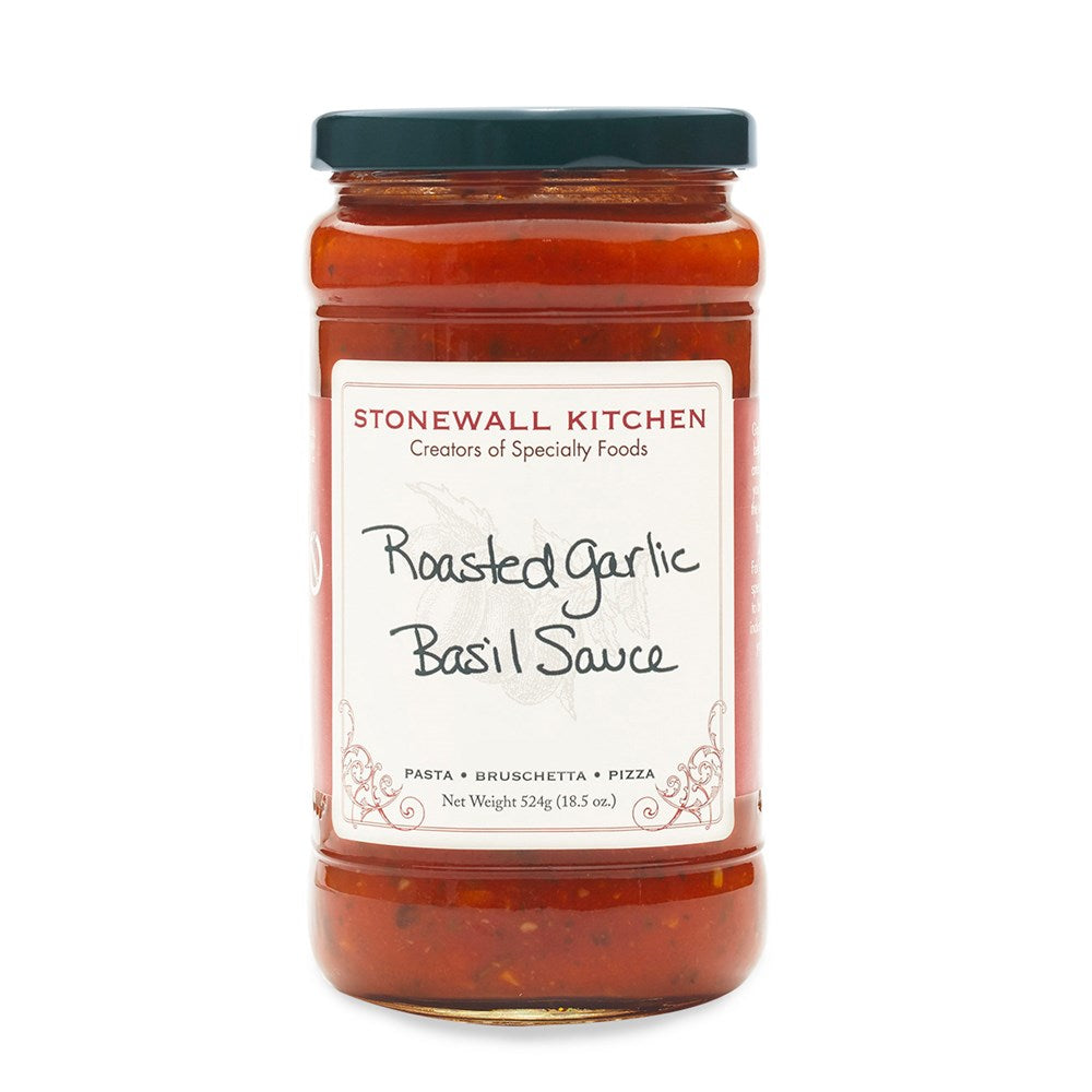 Stonewall Kitchen Roasted Garlic Basil Sauce 18.5oz