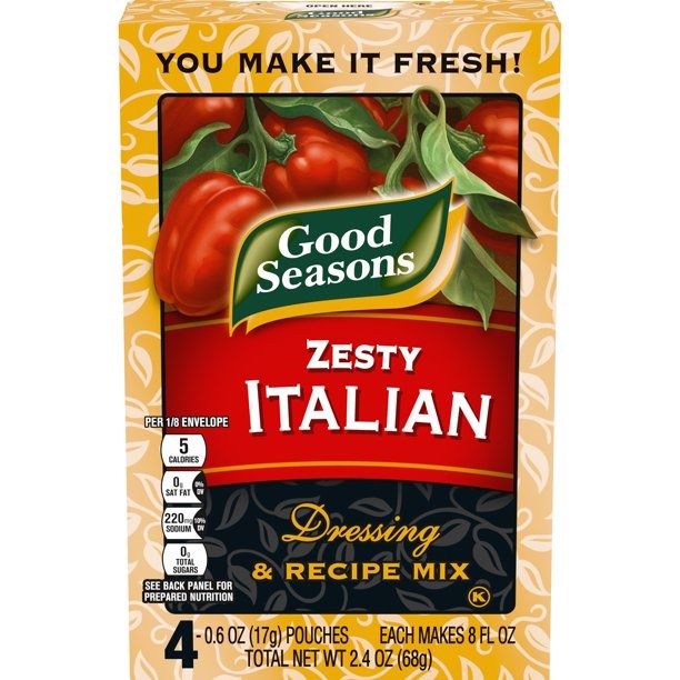 Good Seasons Zesty Italian Dressing Mix 4 Pack 2.4oz