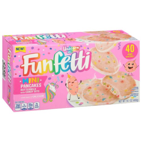 Funfetti Mini Unicorn Pancakes [Click & Collect Only] 14.1oz