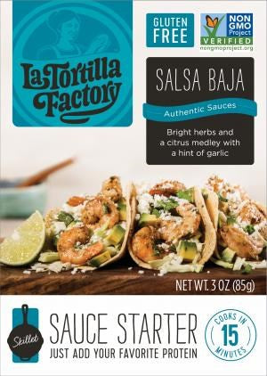 La Tortilla Factory Salsa Baja Skillet Sauce Starter 3oz