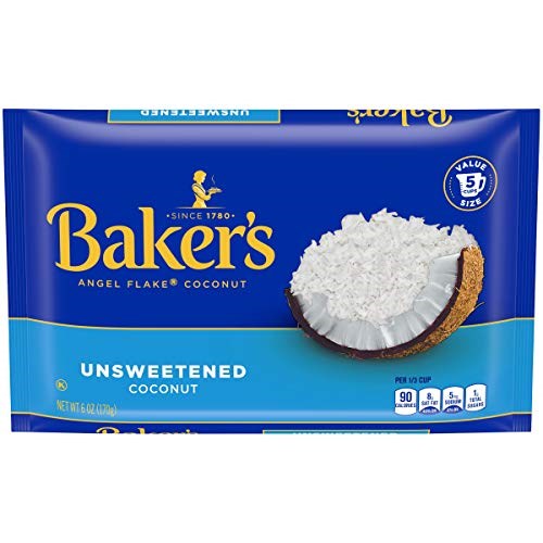 Baker's Angel Unsweetened Coconut 6.0oz (BEST BY 15 SEP 2022)