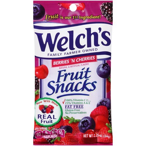 Welch's Berries 'n Cherries Fruit Snacks 2.25oz