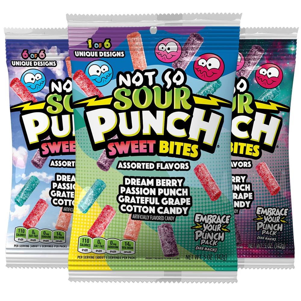 NOT SO Sour Punch Sweet Bites 9oz (BEST BY: JUNE 2024)