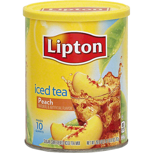 Lipton Peach Iced Tea Mix 10qt – USAFoods